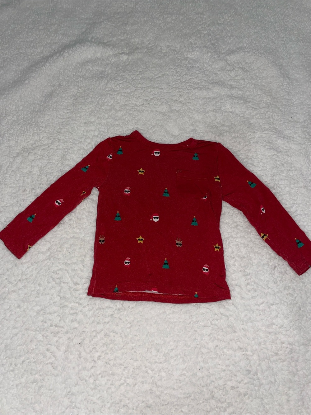 Little Sleepies Red Long-Sleeve Holiday Tee